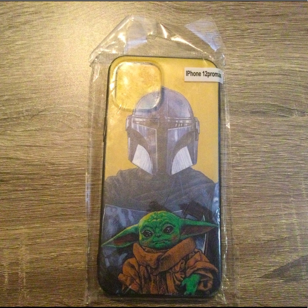 iPhone 12 Pro Max Mandolorian & Baby Yoda Inspired Case